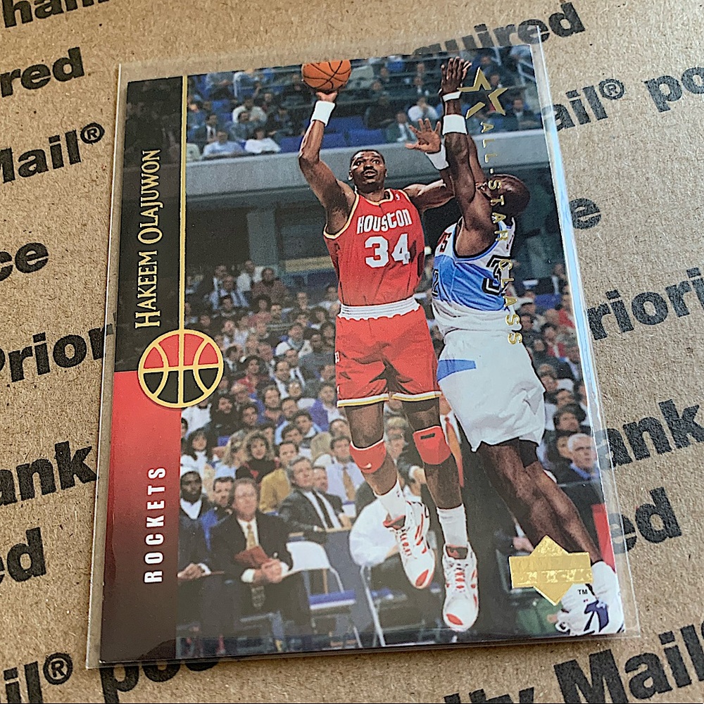 Hakeem Olajuwon ‘95 Upper Deck Card